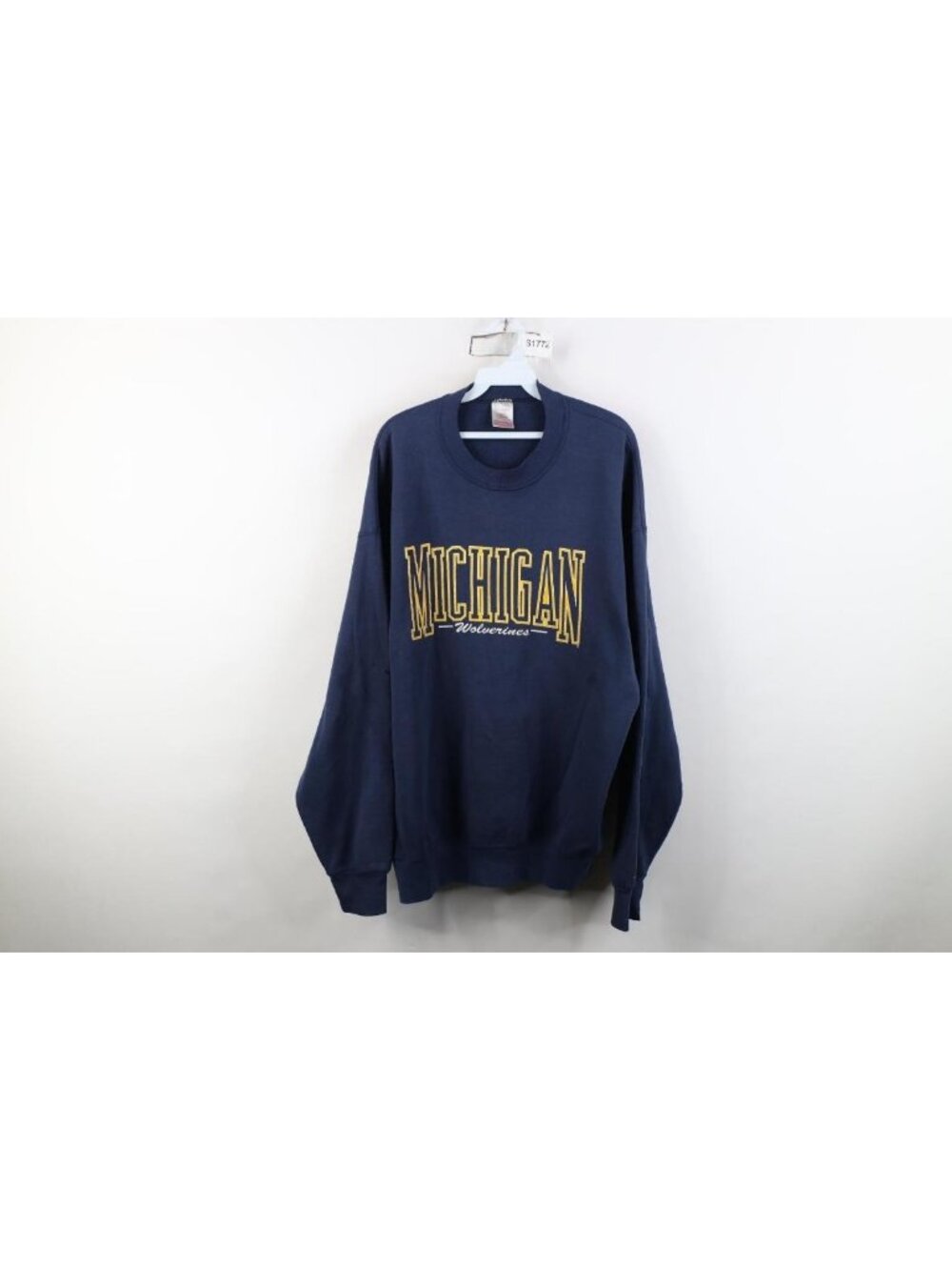 Vintage 90s Mens 2XL XXL Thrashed University of Michigan Crewneck Sweatshirt USA